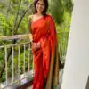 KP 4084 Orange Soft Lichi Silk Saree with Lace Work & Lace Border. Festive Deal ₹1399. Delivery 4-6 Working Days. Shop now. | Sarees, Bollywood Sarees, Creative Sarees, Designer Sarees, Embroidered Sarees, Ethnic Saree, Modern Digital sarees, Party Wear Sarees