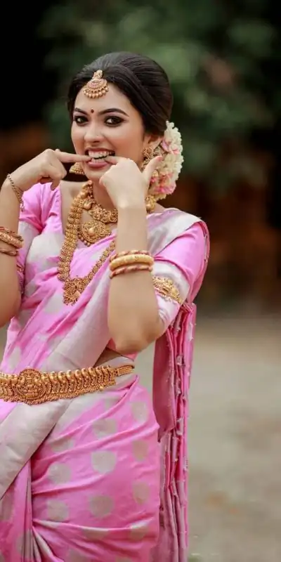 KPR 092 Pink Color Soft Lichi Silk Saree with Lace Work & Lace Border. Get it for ₹1299. Delivery 4-6 Working Days. Shop now. | Sarees, Bollywood Sarees, Creative Sarees, Designer Sarees, Embroidered Sarees, Ethnic Saree, Modern Digital sarees, Party Wear Sarees