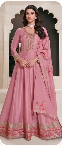 FC NAAZ 73051 Pink Vichitra Salwar Suit with Embroidery Work & Zari Work. Available at ₹3349 only. Delivery 4-6 Working Days. Shop now. | Jump Suits, Salwar suit, Casual Suits, Creative suits, Designer Suits, Palazzo Suits, Party Wear Suits, Patiala Suits, Straight Suits