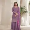 FC V 67831 Purple in Viscose Chinon Zari Work & Embroidery Work Salwar Suit . Grab it for ₹3049. Delivery 4-6 Working Days. Shop now. | Jump Suits, Salwar suit, Casual Suits, Creative suits, Designer Suits, Palazzo Suits, Party Wear Suits, Patiala Suits, Straight Suits