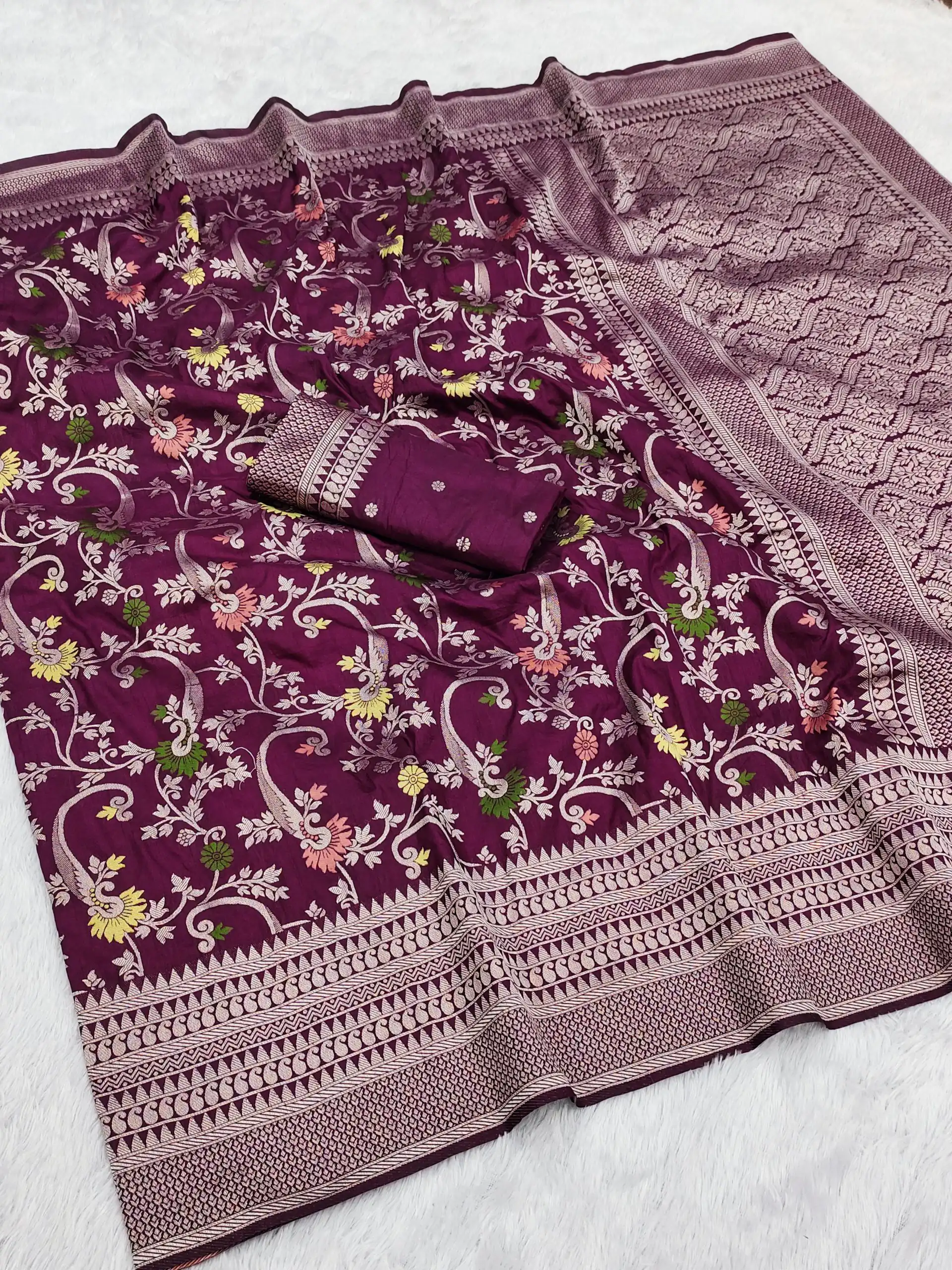 MB 105 Wine in Color Khaddi Pashmina Lace Work & Zari Work Saree . Special Price ₹1999. Delivery 4-6 Working Days. Shop now. | Sarees, Bollywood Sarees, Creative Sarees, Designer Sarees, Embroidered Sarees, Ethnic Saree, Modern Digital sarees, Party Wear Sarees