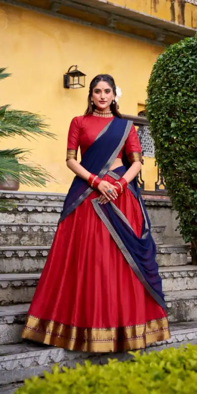 LNB 2029 Red Poly Cotton Lehenga Choli Perfect for Wedding, Party, Bridal Wear, Sangeet, Baisakhi –. Affordable Price ₹1899. Delivery 4-6 Working Days. | Lehenga, Bollywood Lehenga, Creative Lehenga, Designer Lehenga, Embroidered Lehenga, Party Wear Lehenga