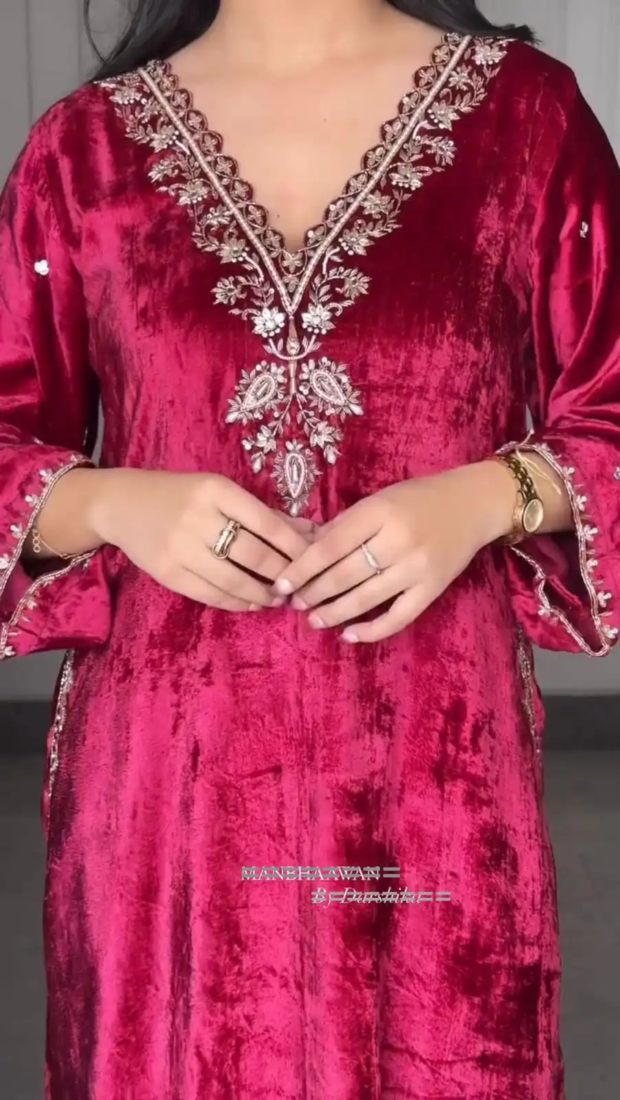 LG 2025 Red Velvet Salwar Suit with Embroidery Work & Lace Work. Exclusive Offer ₹1899. Delivery 4-6 Working Days. Shop now. | Jump Suits, Tops & Bottoms, Track Suits, Salwar suit, Casual Suits, Creative suits, Designer Suits, Palazzo Suits, Party Wear Suits, Patiala Suits, Straight Suits, Trendy Wear