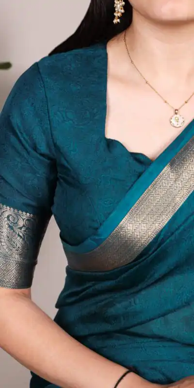 YNF 7908 Teal Mass Mello Saree with Zari Work. Wedding, Party, Festive, Events Introductory Price ₹1449. Delivery 4-6 Working Days. Shop now. | Sarees, Bollywood Sarees, Creative Sarees, Designer Sarees, Embroidered Sarees, Ethnic Saree, Modern Digital sarees, Party Wear Sarees