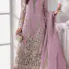 Lavender Georgette Sequence Khatli Work Salwar Suit