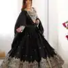 MF TAJ 1003 Black in Color Chinon Silk Embroidery Work Lehenga Choli . Get it for ₹1949. Delivery 4-6 Working Days. Shop now. | Lehenga, Bollywood Lehenga, Creative Lehenga, Designer Lehenga, Embroidered Lehenga, Party Wear Lehenga