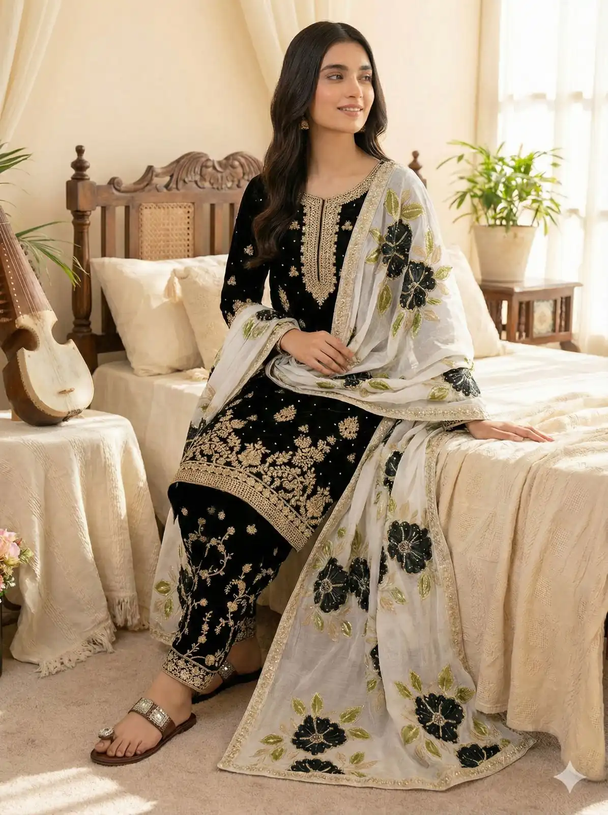 SRK 5315 Black Organza SILK Salwar Suit Perfect for Wedding, Party, Lohri, Ethnic Day, Eid – . Affordable Price ₹2499. Delivery 4-6 Working Days. | Jump Suits, Salwar suit, Casual Suits, Creative suits, Designer Suits, Palazzo Suits, Party Wear Suits, Patiala Suits, Straight Suits