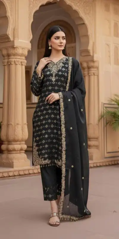 ZSR 3158 Black in Organza Silk Lace Work & Embroidery Work Salwar Suit . Get it for ₹2399. Delivery 4-6 Working Days. Shop now. | Jump Suits, Salwar suit, Casual Suits, Creative suits, Designer Suits, Palazzo Suits, Party Wear Suits, Patiala Suits, Straight Suits
