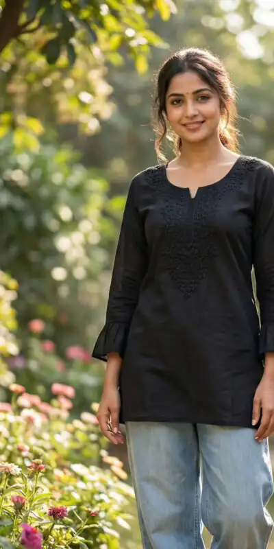 INLI Charmi vol 2 Black in Rayon Chikan Work Designer Work Kurti . Affordable Price ₹1349. Delivery 4-6 Working Days. Shop now. | Kurti, Bollywood Kurti, Creative Kurtis, Designer Kurti, Party Wear Kurti, Selfie Kurti