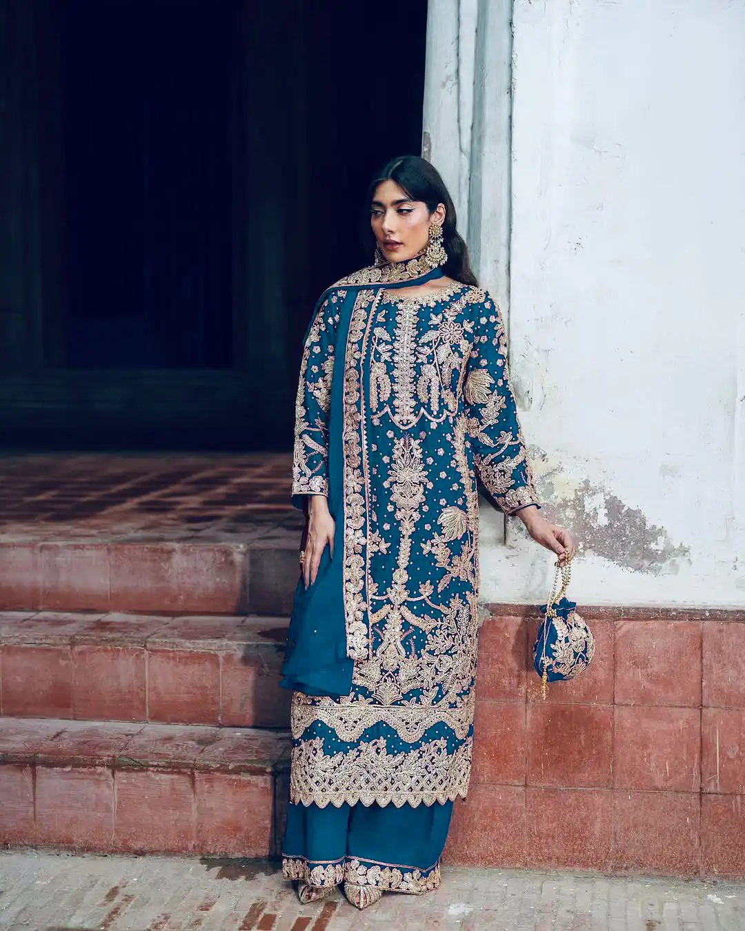 ZF 433 Blue Faux Georgette Salwar Suit Perfect for Wedding, Party, Anniversary, Ethnic Day, Raksha Bandhan – . Introductory Price ₹2149. Delivery 4-6 Wor | Jump Suits, Salwar suit, Casual Suits, Creative suits, Designer Suits, Palazzo Suits, Party Wear Suits, Patiala Suits, Straight Suits