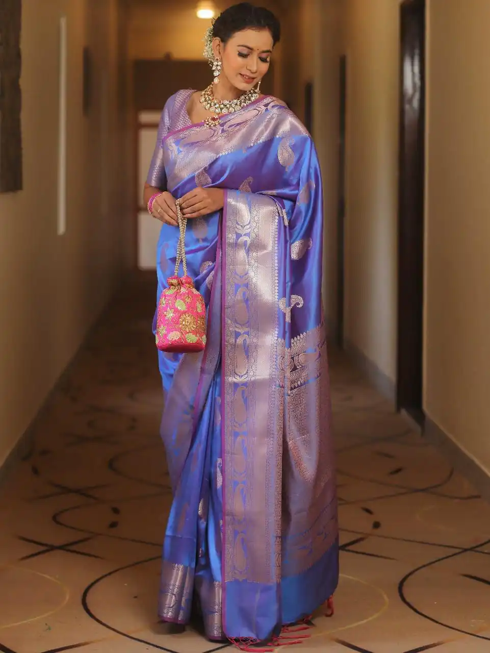 KPR 276 Blue in Soft Lichi Silk Lace Border & Lace Work Saree . Available at ₹1499 only. Delivery 4-6 Working Days. Shop now. | Sarees, Bollywood Sarees, Creative Sarees, Designer Sarees, Embroidered Sarees, Ethnic Saree, Modern Digital sarees, Party Wear Sarees