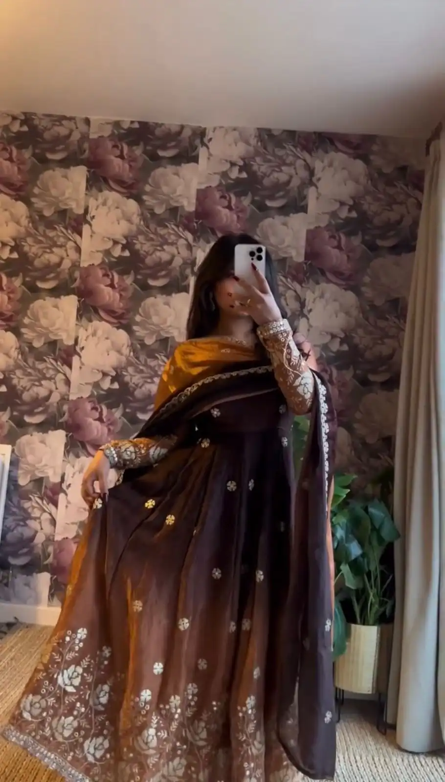 RTC 5955 Brown Chinon Silk Salwar Suit Perfect for Wedding, Party, Cultural Events, Lohri, Reception Exclusive Offer ₹2549. Delivery 4-6 Working Day | Jump Suits, Salwar suit, Casual Suits, Creative suits, Designer Suits, Palazzo Suits, Party Wear Suits, Patiala Suits, Straight Suits