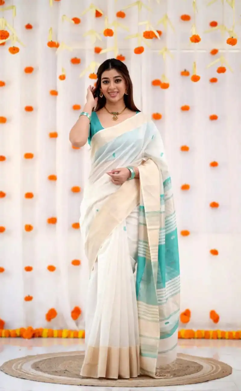 KPR 272 Firozi Color Soft Lilan Slab Saree with Lace Work & Lace Border. Get it for ₹1399. Delivery 4-6 Working Days. Shop now. | Sarees, Bollywood Sarees, Creative Sarees, Designer Sarees, Embroidered Sarees, Ethnic Saree, Modern Digital sarees, Party Wear Sarees