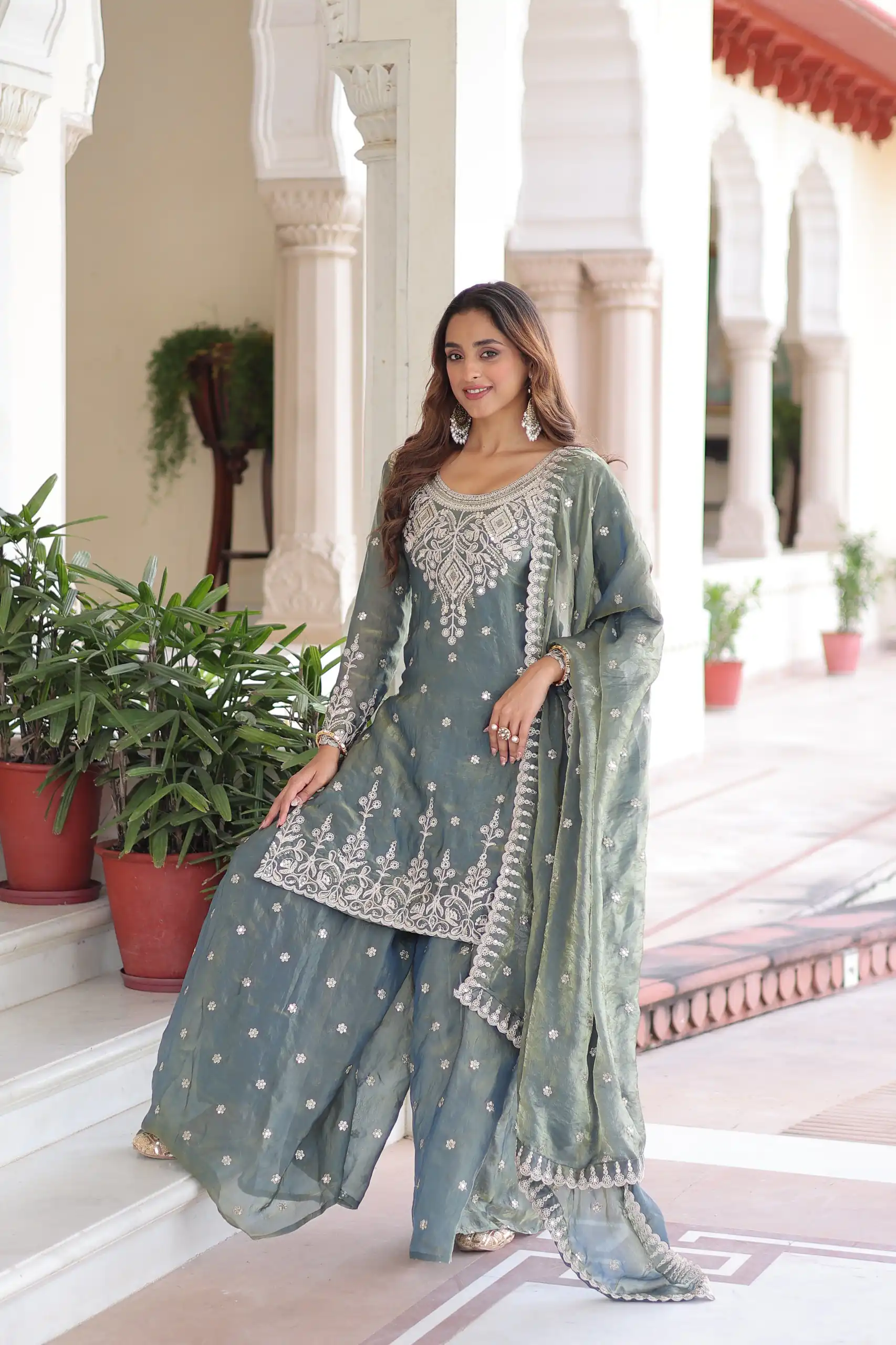 KA 1211 Grey Fandy Silk Salwar Suit Perfect for Wedding, Party, Sangeet, Haldi, Ethnic Day – . Festive Deal ₹2549. Delivery 4-6 Working Days. Shop now. | Jump Suits, Tops & Bottoms, Track Suits, Salwar suit, Casual Suits, Creative suits, Designer Suits, Palazzo Suits, Party Wear Suits, Patiala Suits, Straight Suits, Trendy Wear