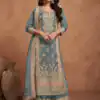 FC 1125 Grey Vichitra Salwar Suit with Embroidery Work & Lace Work. Available at ₹3049 only. Delivery 4-6 Working Days. Shop now. | Jump Suits, Tops & Bottoms, Track Suits, Salwar suit, Casual Suits, Creative suits, Designer Suits, Palazzo Suits, Party Wear Suits, Patiala Suits, Straight Suits, Trendy Wear