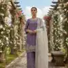 KD 1549 Lavender Sequence Work Organza Silk Salwar Suit with Designer Work. Affordable Price ₹2149. Delivery 4-6 Working Days. Shop now. | Jump Suits, Salwar suit, Casual Suits, Creative suits, Designer Suits, Palazzo Suits, Party Wear Suits, Patiala Suits, Straight Suits