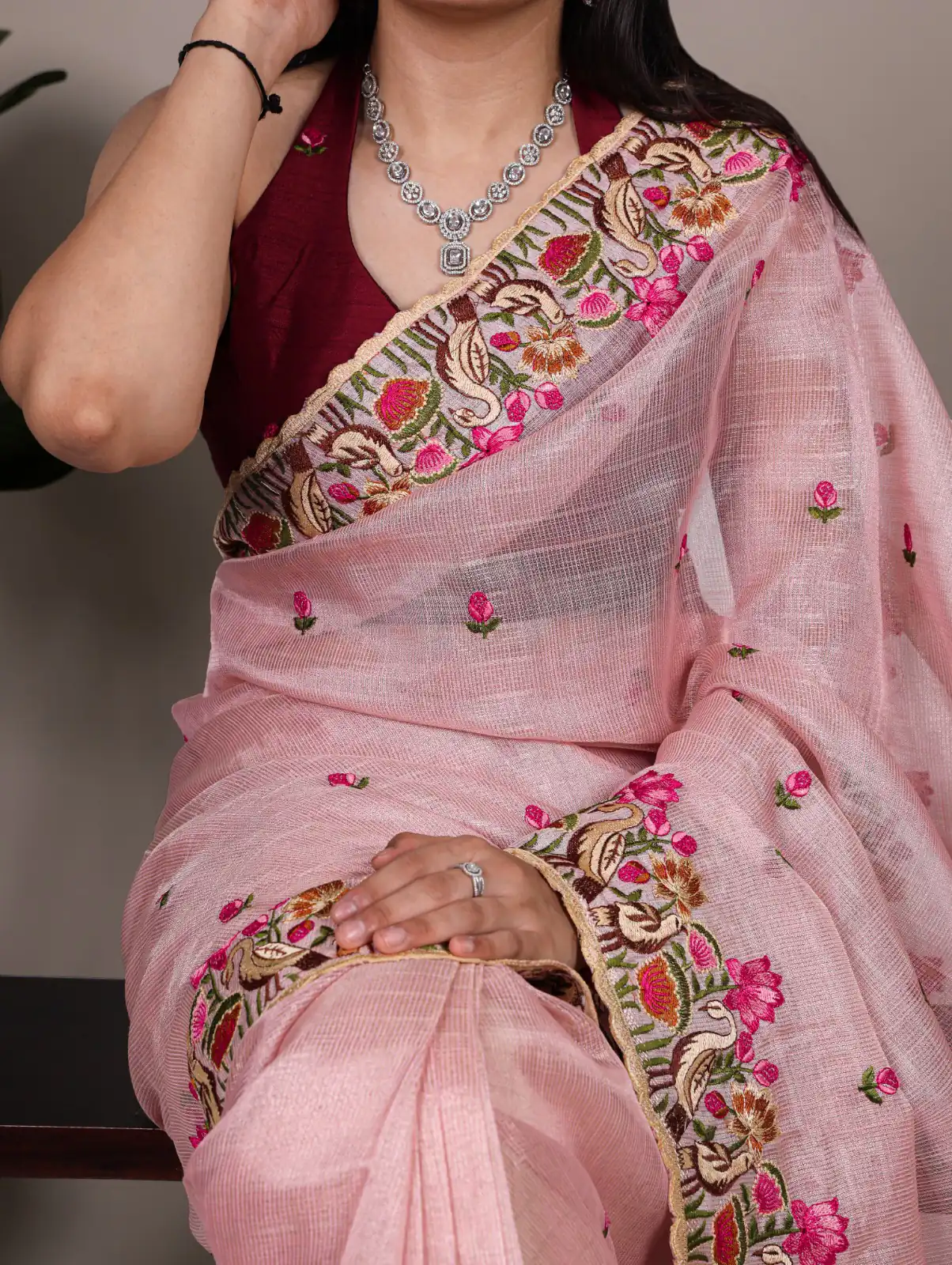 YNF 7400 Light Pink Zari Kota Tissue Saree Perfect for Wedding, Party, Mehendi, Housewarming, Haldi – . Special Price ₹3299. Delivery 4-6 Working Days. | Sarees, Bollywood Sarees, Creative Sarees, Designer Sarees, Embroidered Sarees, Ethnic Saree, Modern Digital sarees, Party Wear Sarees