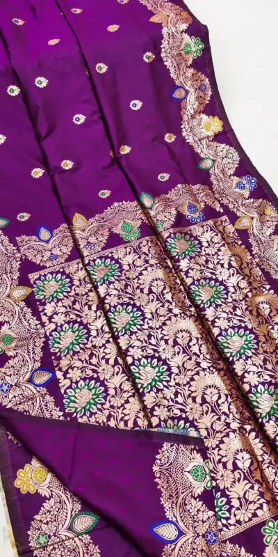 MB 3319 Light Purple Color Banarasi Lace Work Gold Zari Border Saree . Available at ₹1849 only. Delivery 4-6 Working Days. Shop now. | Sarees, Bollywood Sarees, Creative Sarees, Designer Sarees, Embroidered Sarees, Ethnic Saree, Modern Digital sarees, Party Wear Sarees