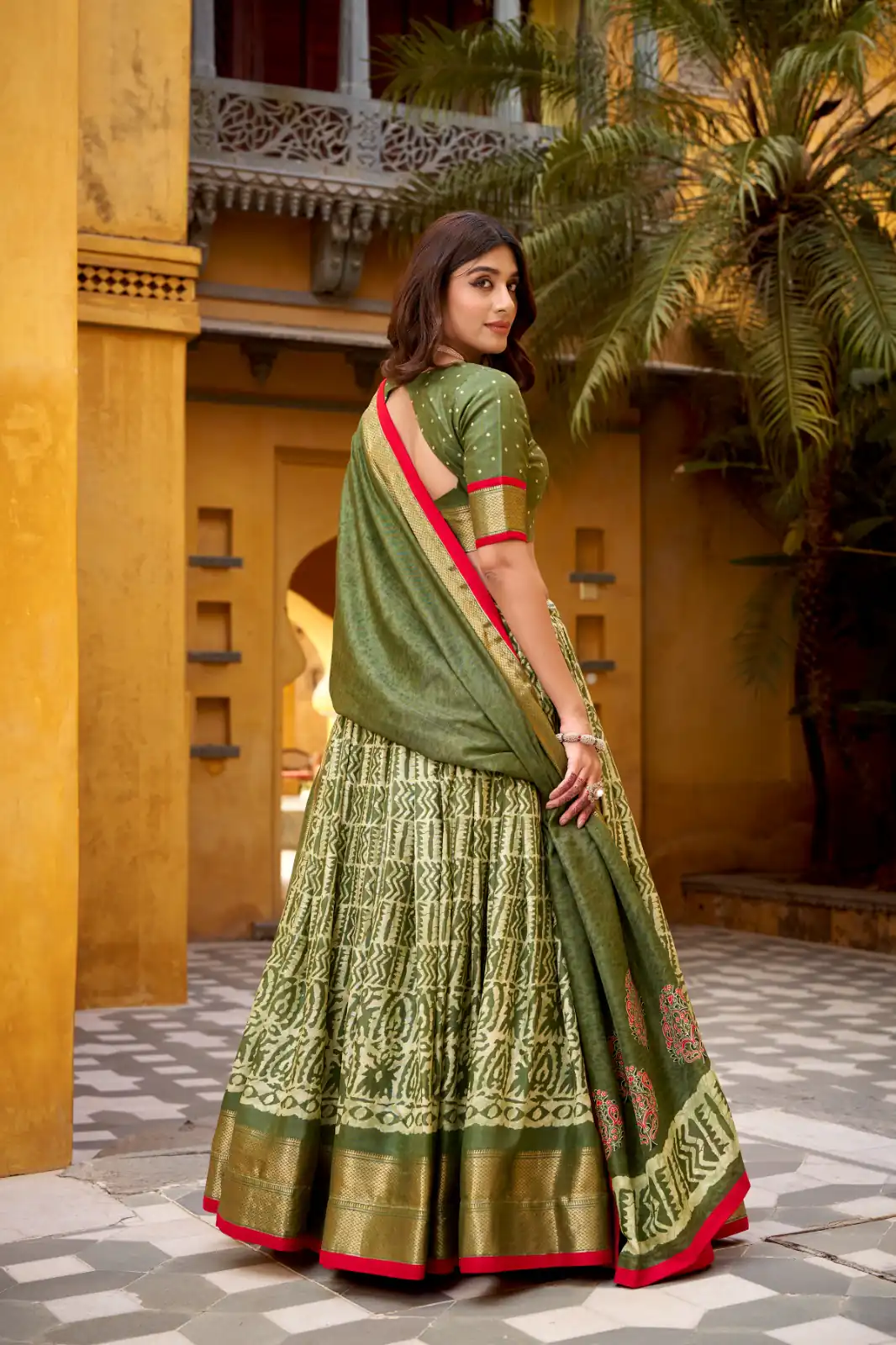 LNB 1252 Mahendi Dola Silk Lehenga Choli Perfect for Wedding, Party, Raksha Bandhan, Engagement, Onam – . Now at just ₹2449. Delivery 4-6 Working Days. | Lehenga, Bollywood Lehenga, Creative Lehenga, Designer Lehenga, Embroidered Lehenga, Party Wear Lehenga