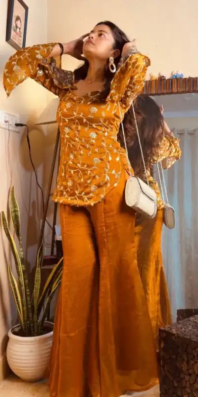 ZF 436 Mustered Fandy Silk Salwar Suit Perfect for Wedding, Party, Housewarming, Reception, Engagement – . Get it for ₹2049. Delivery 4-6 Working D | Jump Suits, Salwar suit, Casual Suits, Creative suits, Designer Suits, Palazzo Suits, Party Wear Suits, Patiala Suits, Straight Suits