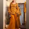 Mustered Nc Moss Embroidery Work Salwar Suit