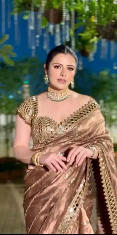 BT 413 Mustered Organza Silk Saree with Mirror Work & Embroidery Work. Introductory Price ₹1999. Delivery 4-6 Working Days. Shop now. | Sarees, Bollywood Sarees, Creative Sarees, Designer Sarees, Embroidered Sarees, Ethnic Saree, Modern Digital sarees, Party Wear Sarees