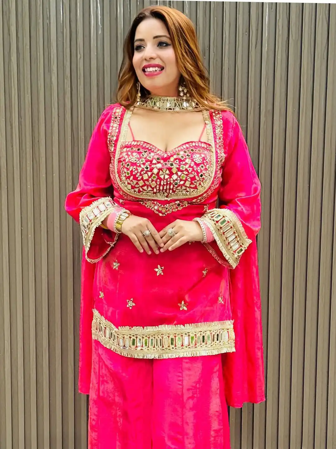 LG 2015 Pink Cosmos Salwar Suit Perfect for Wedding, Party, Karwa Chauth, Eid, Holi – . Exclusive Offer ₹2099. Delivery 4-6 Working Days. Shop now. | Jump Suits, Salwar suit, Casual Suits, Creative suits, Designer Suits, Palazzo Suits, Party Wear Suits, Patiala Suits, Straight Suits