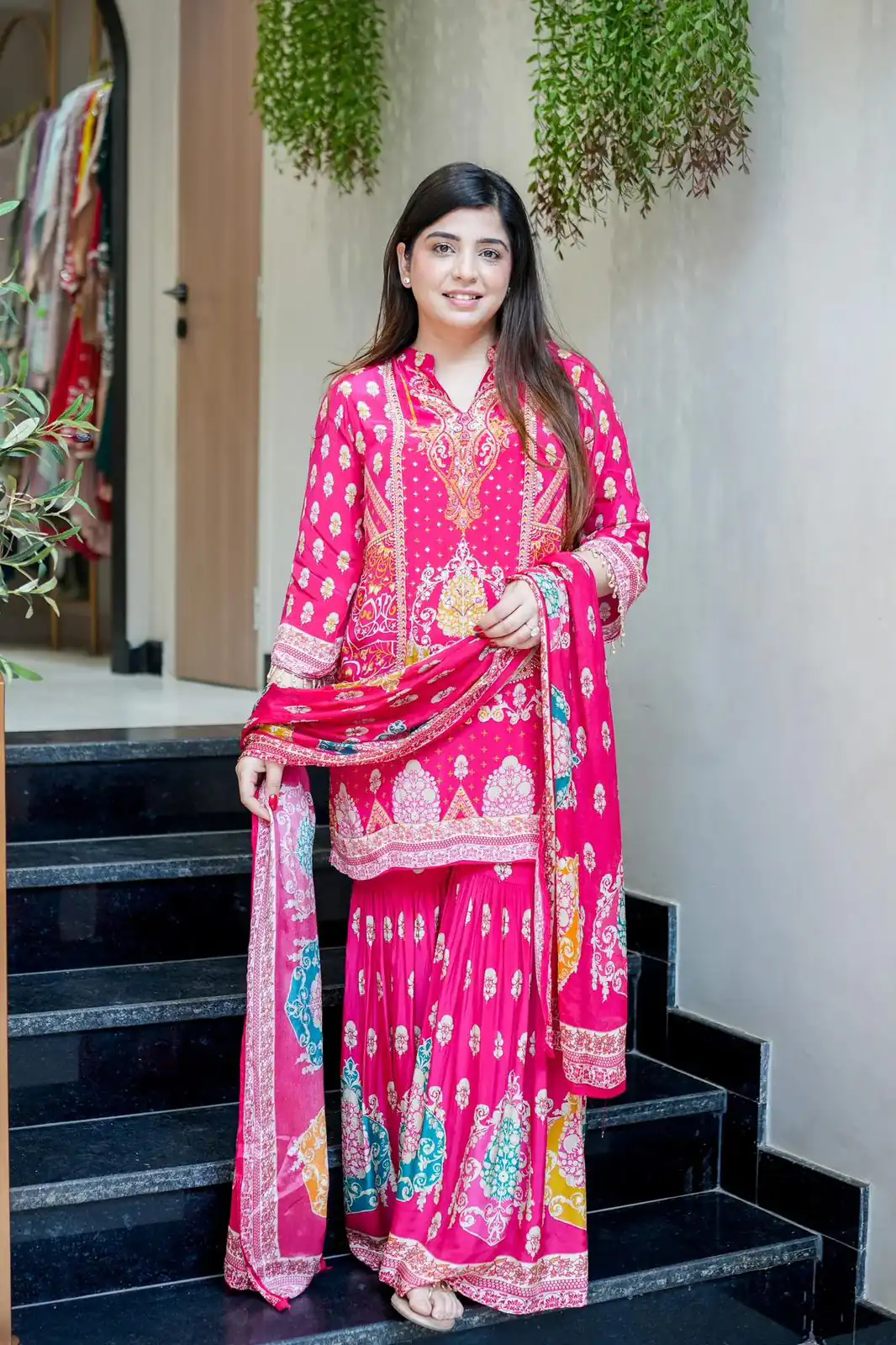 BE 427 Pink French Crape Salwar Suit Perfect for Wedding, Party, Temple Visit, Sangeet, Holi – . Now at just ₹1899. Delivery 4-6 Working Days. Shop now | Jump Suits, Salwar suit, Casual Suits, Creative suits, Designer Suits, Palazzo Suits, Party Wear Suits, Patiala Suits, Straight Suits