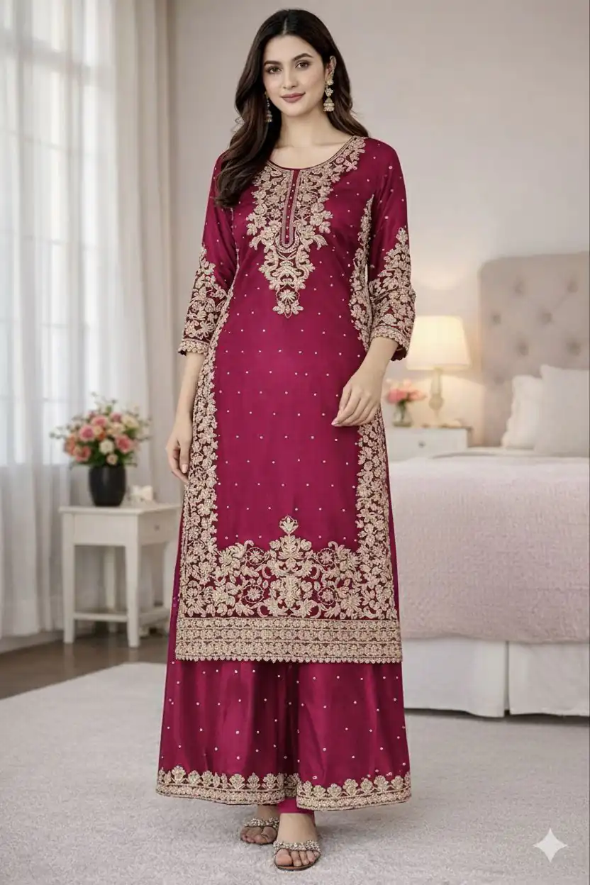 SSR 535 Pink Color in Organza Silk Embroidery Work Salwar Suit . Available at ₹2399 only. Delivery 4-6 Working Days. Shop now. | Jump Suits, Salwar suit, Casual Suits, Creative suits, Designer Suits, Palazzo Suits, Party Wear Suits, Patiala Suits, Straight Suits