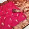 MB 28 Pink Pethani Silk Saree with Zari Work & Lace Work. Wedding, Party, Festive, Events Grab it for ₹2099. Delivery 4-6 Working Days. Shop now. | Sarees, Bollywood Sarees, Creative Sarees, Designer Sarees, Embroidered Sarees, Ethnic Saree, Modern Digital sarees, Party Wear Sarees
