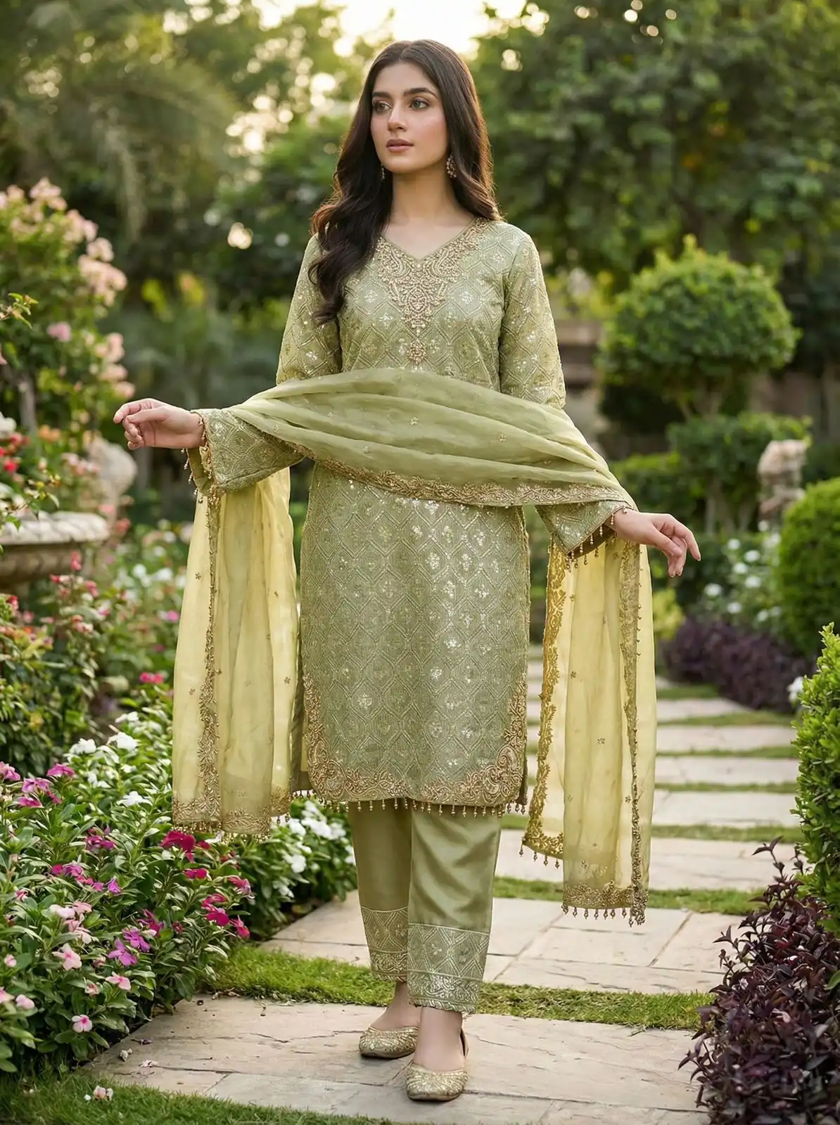 ZSR 3158 Pista in Organza Silk Lace Work & Embroidery Work Salwar Suit . Get it for ₹2399. Delivery 4-6 Working Days. Shop now. | Jump Suits, Salwar suit, Casual Suits, Creative suits, Designer Suits, Palazzo Suits, Party Wear Suits, Patiala Suits, Straight Suits