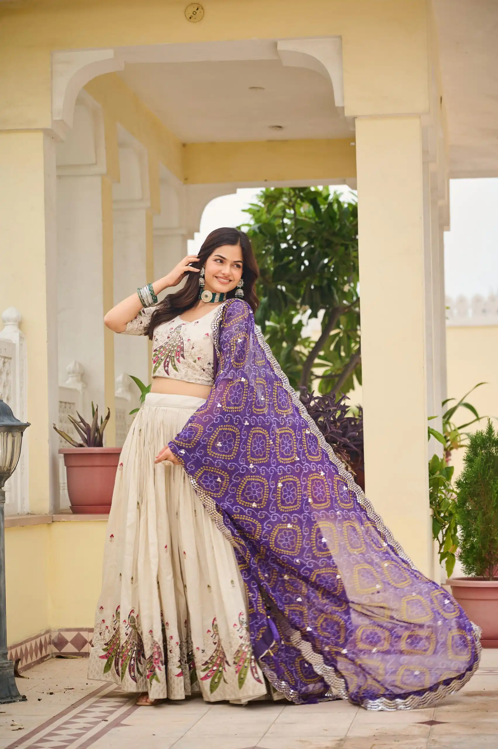 Ram 102 Purple Color Pure Tissue silk Lehenga Choli with Embroidery Work. Grab it for ₹3249. Delivery 4-6 Working Days. Shop now. | Lehenga, Bollywood Lehenga, Creative Lehenga, Designer Lehenga, Embroidered Lehenga, Party Wear Lehenga