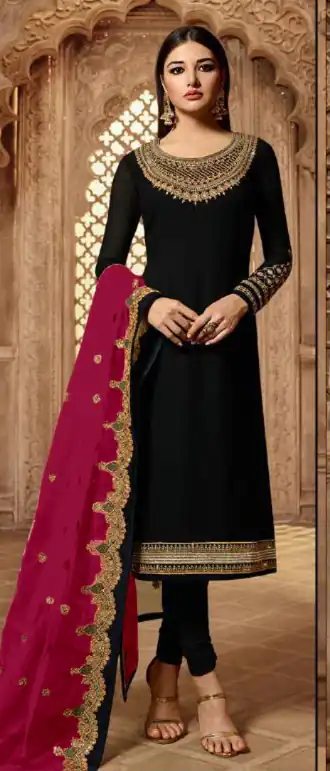 FC LT 3907 Rani Pink in Color Satin Georgette Stone Work Salwar Suit . Special Price ₹2499. Delivery 4-6 Working Days. Shop now. | Jump Suits, Salwar suit, Casual Suits, Creative suits, Designer Suits, Palazzo Suits, Party Wear Suits, Patiala Suits, Straight Suits