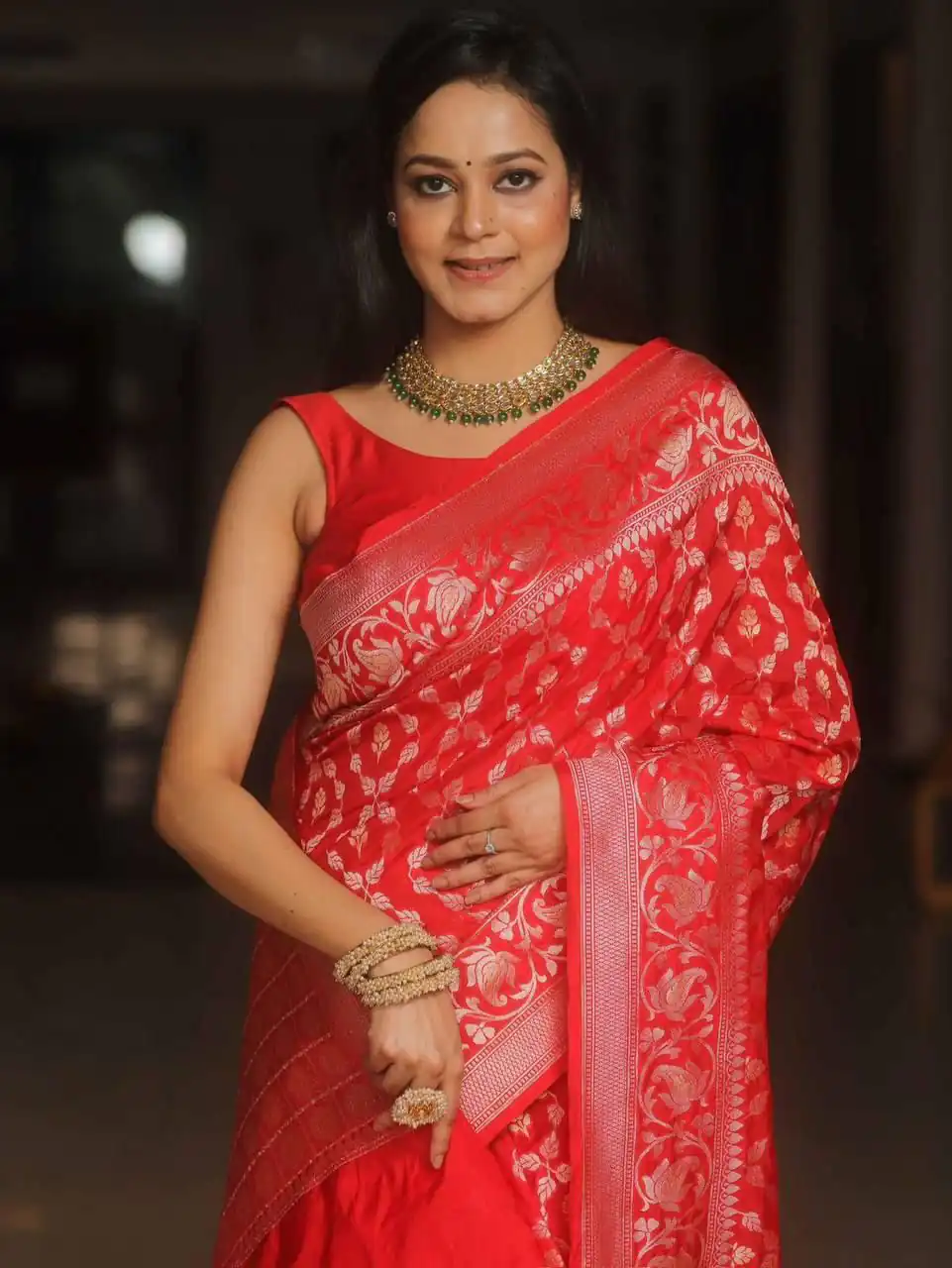KPR 277 Red in Soft Lichi Silk Lace Border & Lace Work Saree . Available at ₹1299 only. Delivery 4-6 Working Days. Shop now. | Sarees, Bollywood Sarees, Creative Sarees, Designer Sarees, Embroidered Sarees, Ethnic Saree, Modern Digital sarees, Party Wear Sarees