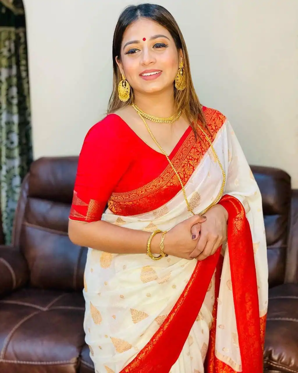 KPR 126 Red in Red Soft Lichi Silk Designer Work Saree . Wedding, Party, Festive, Events, Affordable Price ₹1499. Delivery 4-6 Working Days. Shop now. | Sarees, Bollywood Sarees, Creative Sarees, Designer Sarees, Embroidered Sarees, Ethnic Saree, Modern Digital sarees, Party Wear Sarees