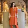 MF 899 Rust in Color Cambric Cotton Embroidery Work & Lace Work Kurti . Best Price ₹1449. Delivery 4-6 Working Days. Shop now. | Kurti, Bollywood Kurti, Creative Kurtis, Designer Kurti, Party Wear Kurti, Selfie Kurti