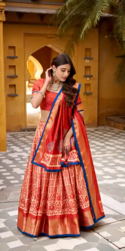 LNB 1252 Rust Dola Silk Lehenga Choli Perfect for Wedding, Party, Raksha Bandhan, Engagement, Onam – . Now at just ₹2449. Delivery 4-6 Working Days. | Lehenga, Bollywood Lehenga, Creative Lehenga, Designer Lehenga, Embroidered Lehenga, Party Wear Lehenga