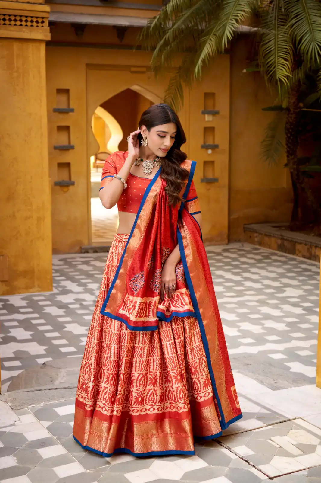 LNB 1252 Rust Dola Silk Lehenga Choli Perfect for Wedding, Party, Raksha Bandhan, Engagement, Onam – . Now at just ₹2449. Delivery 4-6 Working Days. | Lehenga, Bollywood Lehenga, Creative Lehenga, Designer Lehenga, Embroidered Lehenga, Party Wear Lehenga