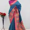 MB 66 Teal in Color Paithani Silk Lace Border & Lace Work Saree . Special Price ₹2399. Delivery 4-6 Working Days. Shop now. | Sarees, Bollywood Sarees, Creative Sarees, Designer Sarees, Embroidered Sarees, Ethnic Saree, Modern Digital sarees, Party Wear Sarees