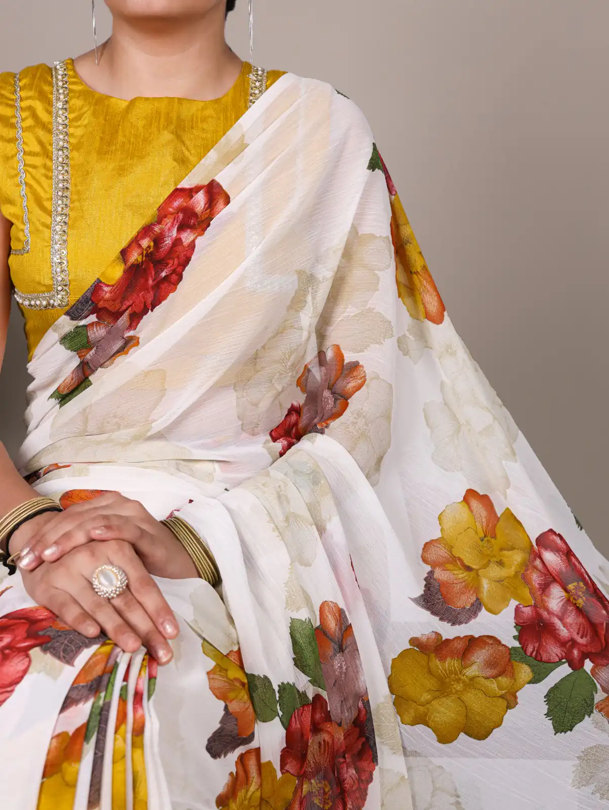YNF 7009 White Chiffon Saree with Lace Work. Wedding, Party, Festive, Events, Exclusive Offer ₹1749. Delivery 4-6 Working Days. Shop now. | Sarees, Bollywood Sarees, Creative Sarees, Designer Sarees, Embroidered Sarees, Ethnic Saree, Modern Digital sarees, Party Wear Sarees