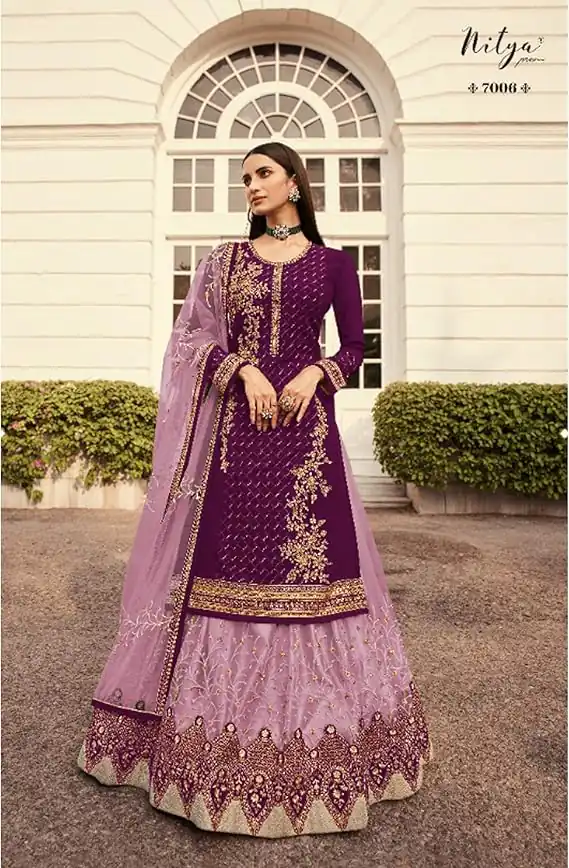 DS LT 7006 Wine in Georgette Embroidery Work & Stone Work Lehenga Choli . Festive Deal ₹2549. Delivery 4-6 Working Days. Shop now. | Lehenga, Bollywood Lehenga, Creative Lehenga, Designer Lehenga, Embroidered Lehenga, Party Wear Lehenga