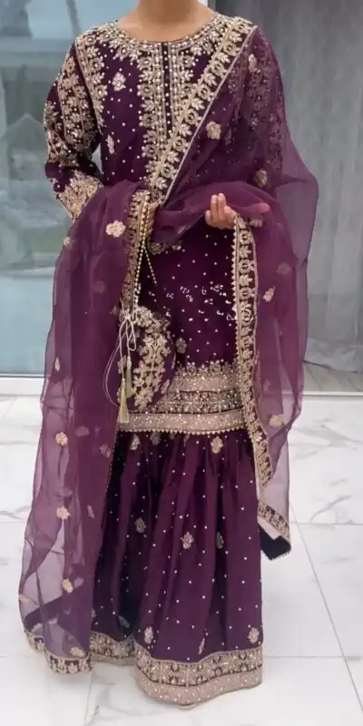 SRK 5314 Wine Natural Crep Salwar Suit with Bead Work & Embroidery Work. Affordable Price ₹2149. Delivery 4-6 Working Days. Shop now. | Jump Suits, Tops & Bottoms, Track Suits, Salwar suit, Casual Suits, Creative suits, Designer Suits, Palazzo Suits, Party Wear Suits, Patiala Suits, Straight Suits, Trendy Wear