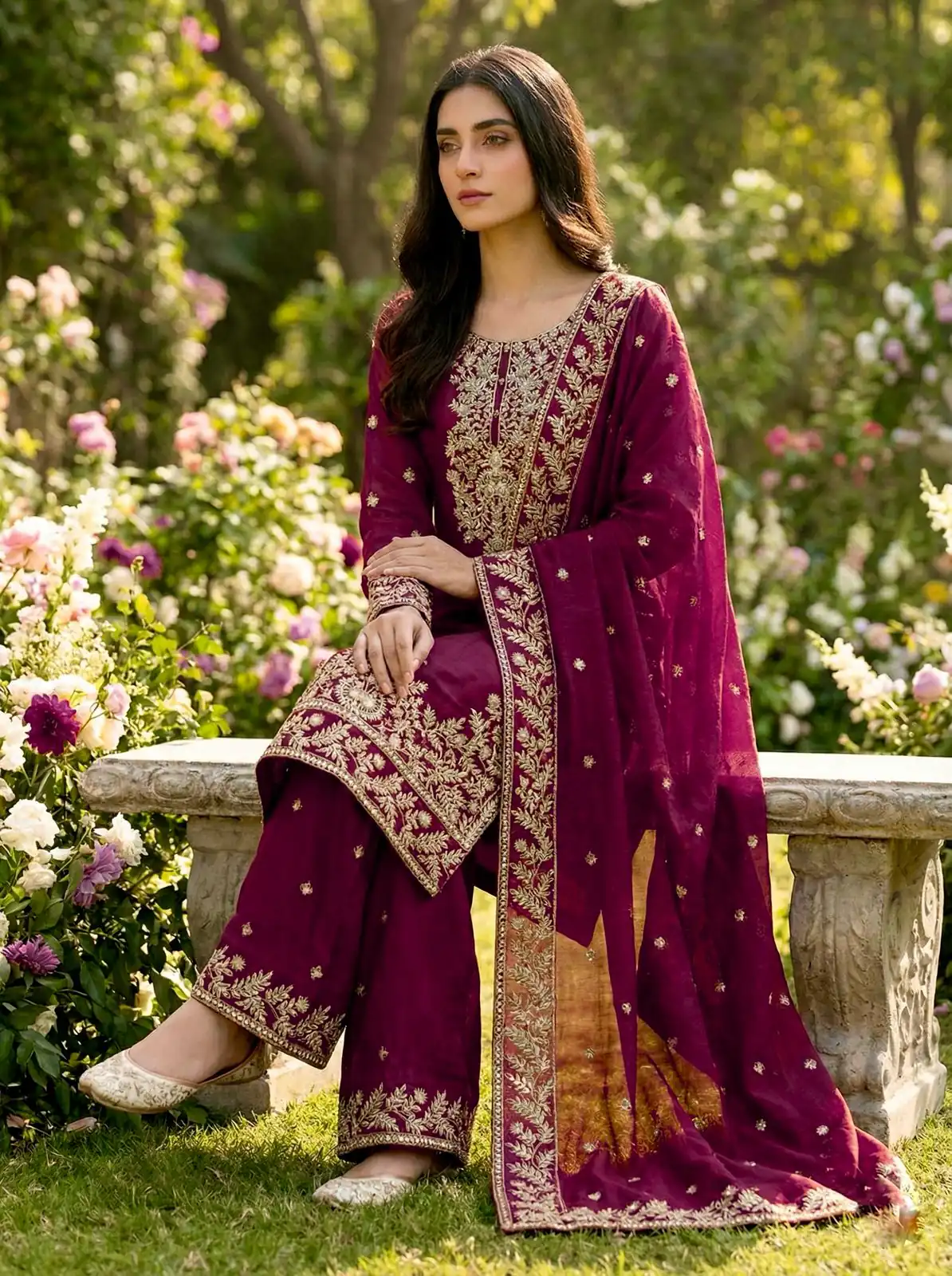 SRK 5316 Wine Organza Silk Salwar Suit Perfect for Wedding, Party, Makar Sankranti, Eid, Durga Puja – . Affordable Price ₹2149. Delivery 4-6 Workin | Jump Suits, Salwar suit, Casual Suits, Creative suits, Designer Suits, Palazzo Suits, Party Wear Suits, Patiala Suits, Straight Suits