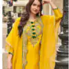 FC Sayuuri 5595 Yellow | Yellow Georgette Salwar Suit with Embroidery Work & Lace Work. Special Price ₹3149. Delivery 4-6 Working Days. Shop now. | Jump Suits, Salwar suit, Casual Suits, Creative suits, Designer Suits, Palazzo Suits, Party Wear Suits, Patiala Suits, Straight Suits