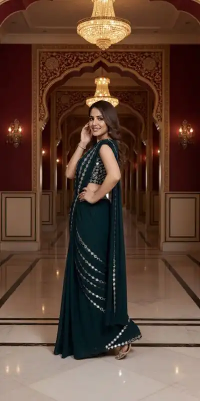 BD 1823 Black Faux Georgette Saree Perfect for Wedding, Party, Family Gatherings, Onam, Bridal Wear – . Best Price ₹2149. Delivery 4-6 Working Days. | Sarees, Bollywood Sarees, Creative Sarees, Designer Sarees, Embroidered Sarees, Ethnic Saree, Modern Digital sarees, Party Wear Sarees