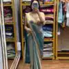 ST 1155 Blue in Fandy Satin Lace Work & Embroidery Work Saree . Special Price ₹2149. Delivery 4-6 Working Days. Shop now. | Sarees, Bollywood Sarees, Creative Sarees, Designer Sarees, Embroidered Sarees, Ethnic Saree, Modern Digital sarees, Party Wear Sarees