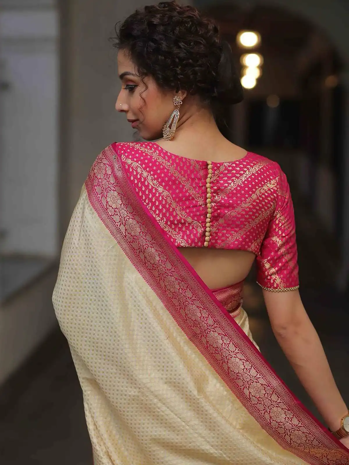 KPR 279 Cream Soft Lichi Silk Saree Perfect for Wedding, Party, Raksha Bandhan, Sangeet, Eid – . Get it for ₹1449. Delivery 4-6 Working Days. | Sarees, Bollywood Sarees, Creative Sarees, Designer Sarees, Embroidered Sarees, Ethnic Saree, Modern Digital sarees, Party Wear Sarees