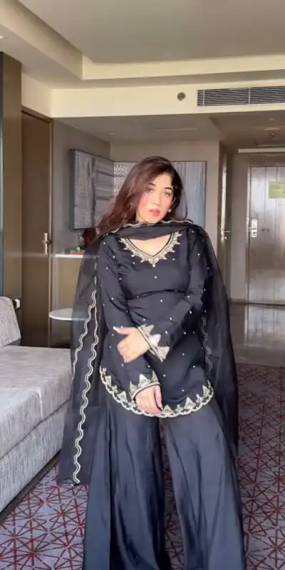 MF 499 Dark Grey Natural Crep Silk Salwar Suit with Embroidery Work & Lace Work. Introductory Price ₹1899. Delivery 4-6 Working Days. Shop now. | Jump Suits, Tops & Bottoms, Track Suits, Salwar suit, Casual Suits, Creative suits, Designer Suits, Palazzo Suits, Party Wear Suits, Patiala Suits, Straight Suits, Trendy Wear
