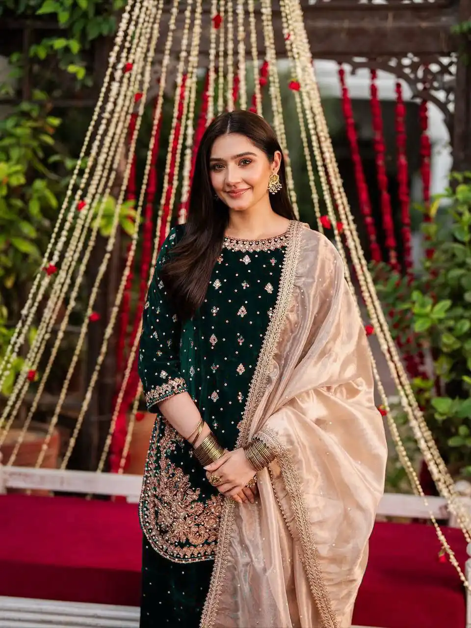 KF 1707 Green with Embroidery Work & Lace Work Viscose Velvet Salwar Suit . Introductory Price ₹2399. Delivery 4-6 Working Days. Shop now. | Jump Suits, Salwar suit, Casual Suits, Creative suits, Designer Suits, Palazzo Suits, Party Wear Suits, Patiala Suits, Straight Suits