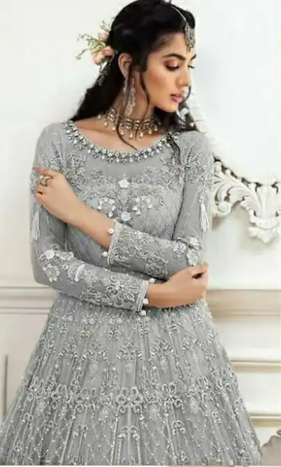 FC 108 Grey in Heavy Net Stone Work & Embroidery Work Salwar Suit . Get it for ₹2149. Delivery 4-6 Working Days. Shop now. | Jump Suits, Salwar suit, Casual Suits, Creative suits, Designer Suits, Palazzo Suits, Party Wear Suits, Patiala Suits, Straight Suits